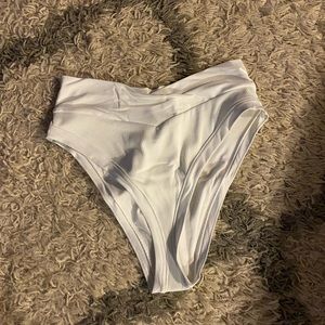 BNWT Aerie Ribbed Mix Crossover High Cut Cheeky Bikini Bottom